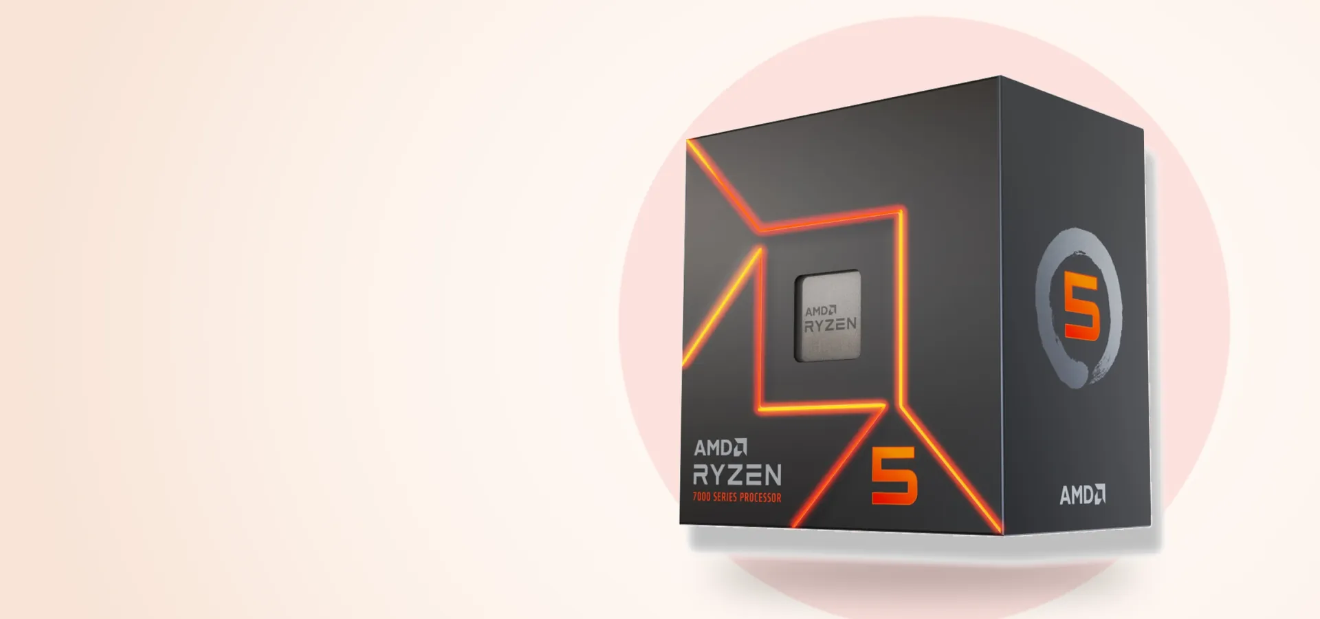 Procesador AMD Ryzen 5 7600 en su caja