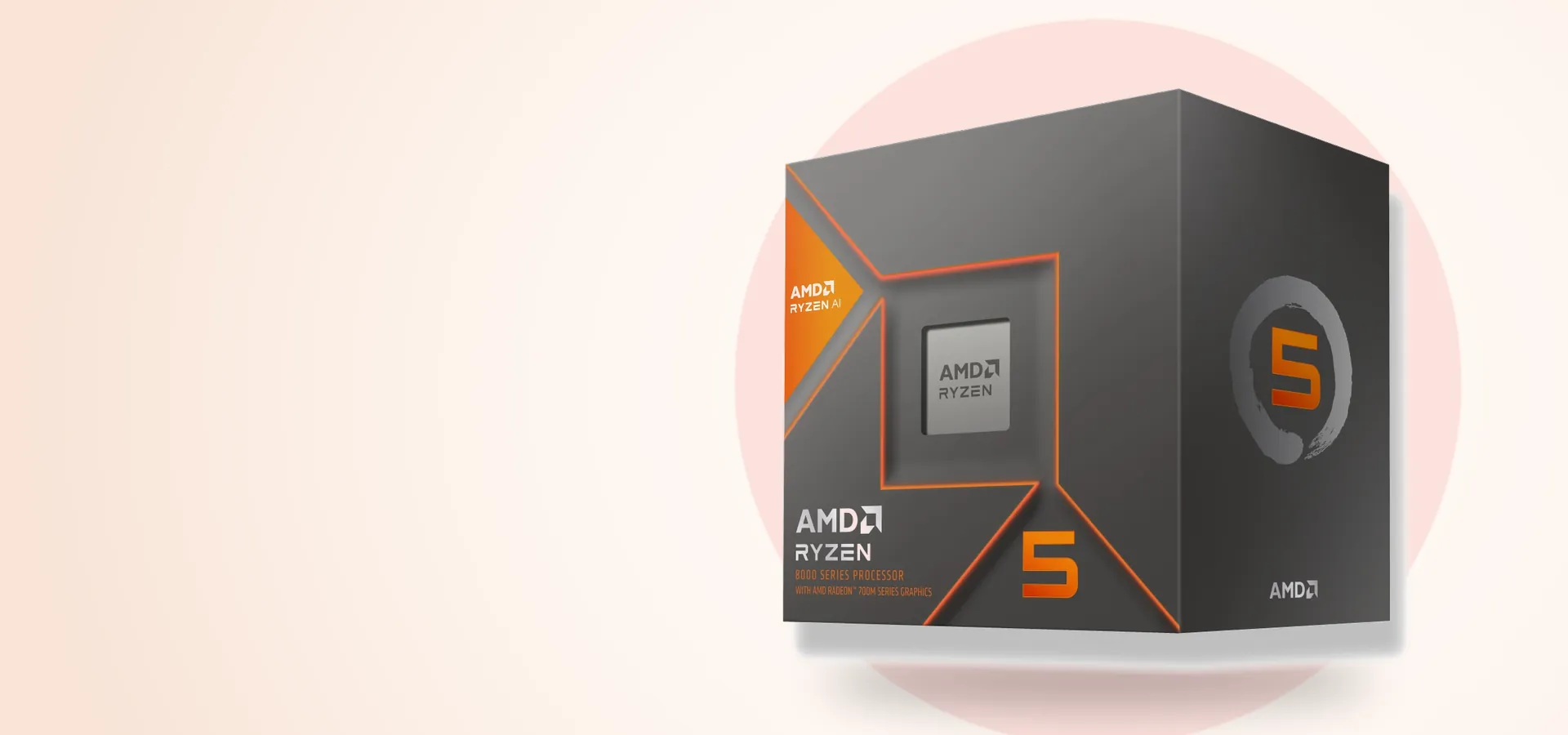 Procesador AMD Ryzen 5 8600G en su caja