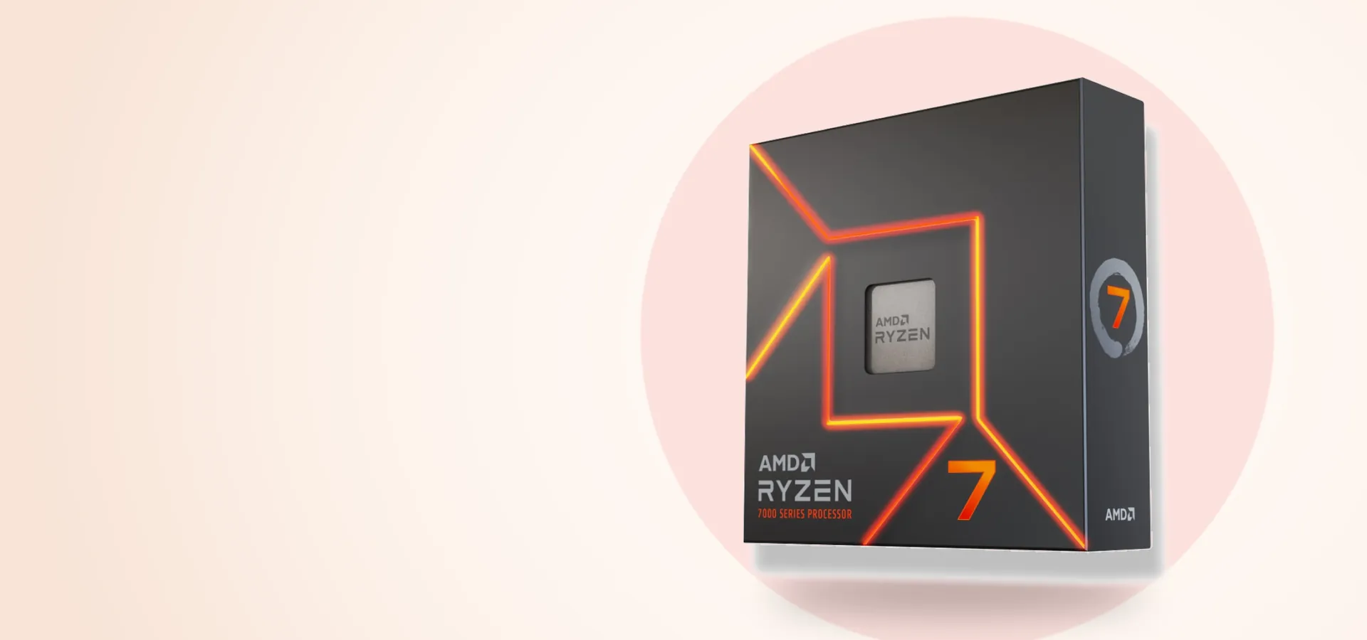 Procesador AMD Ryzen 7 7700X en su caja
