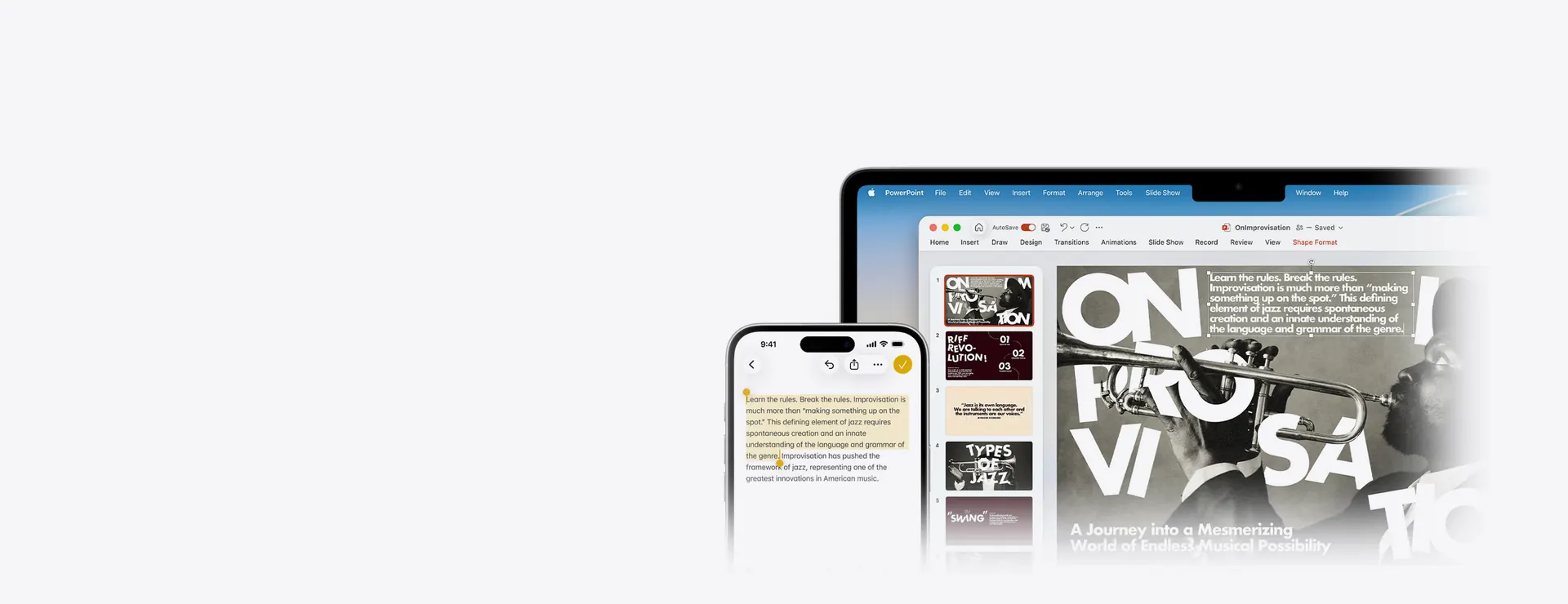 Tus dispositivos Apple, en sintonía