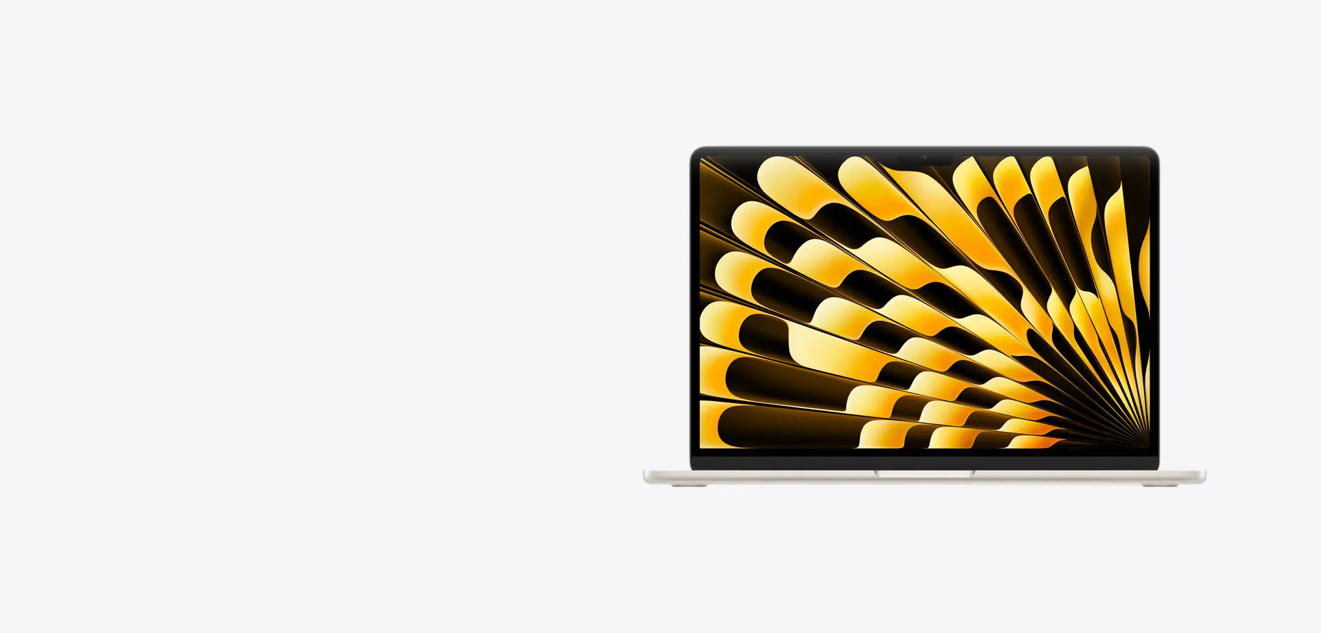 Apple MacBook Air de 13 pulgadas color blanco estelar