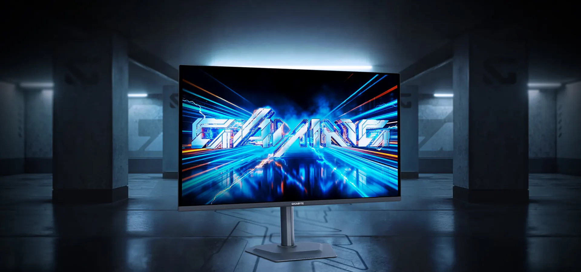 Monitor Gigabyte GO27Q24A QD-OLED de 27 pulgadas mostrando una escena de juego
