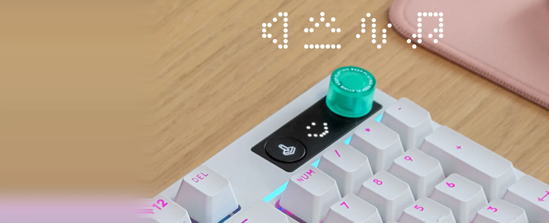 Control integrado en el teclado