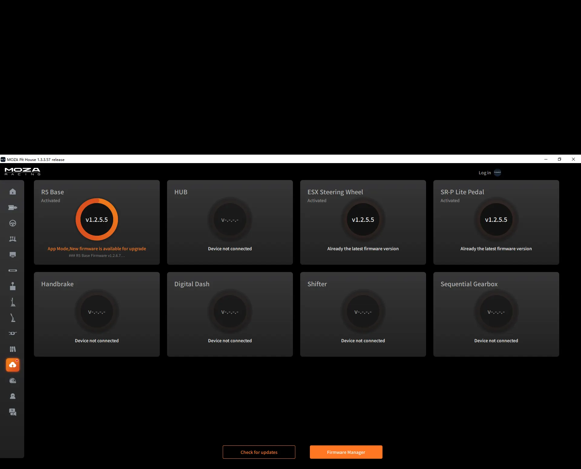 Firmware al día con un clic