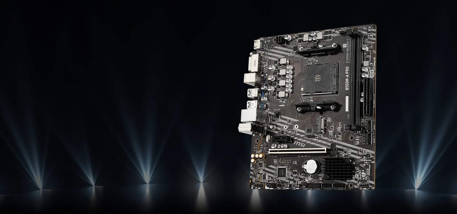 Motherboard MSI B550M-A PRO mATX socket AM4 con memoria DDR4 para procesadores AMD Ryzen