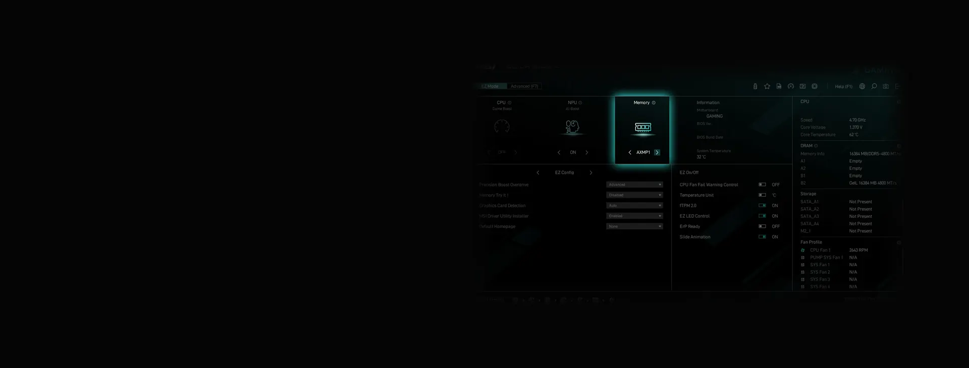Overclocking en un clic