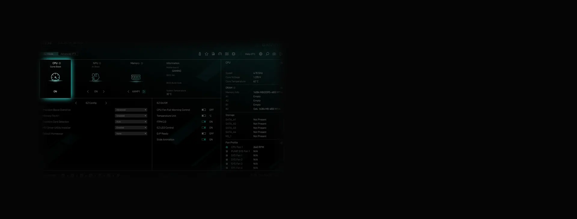 Overclocking en un clic