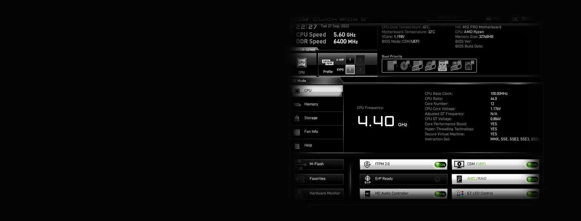 Click BIOS 5