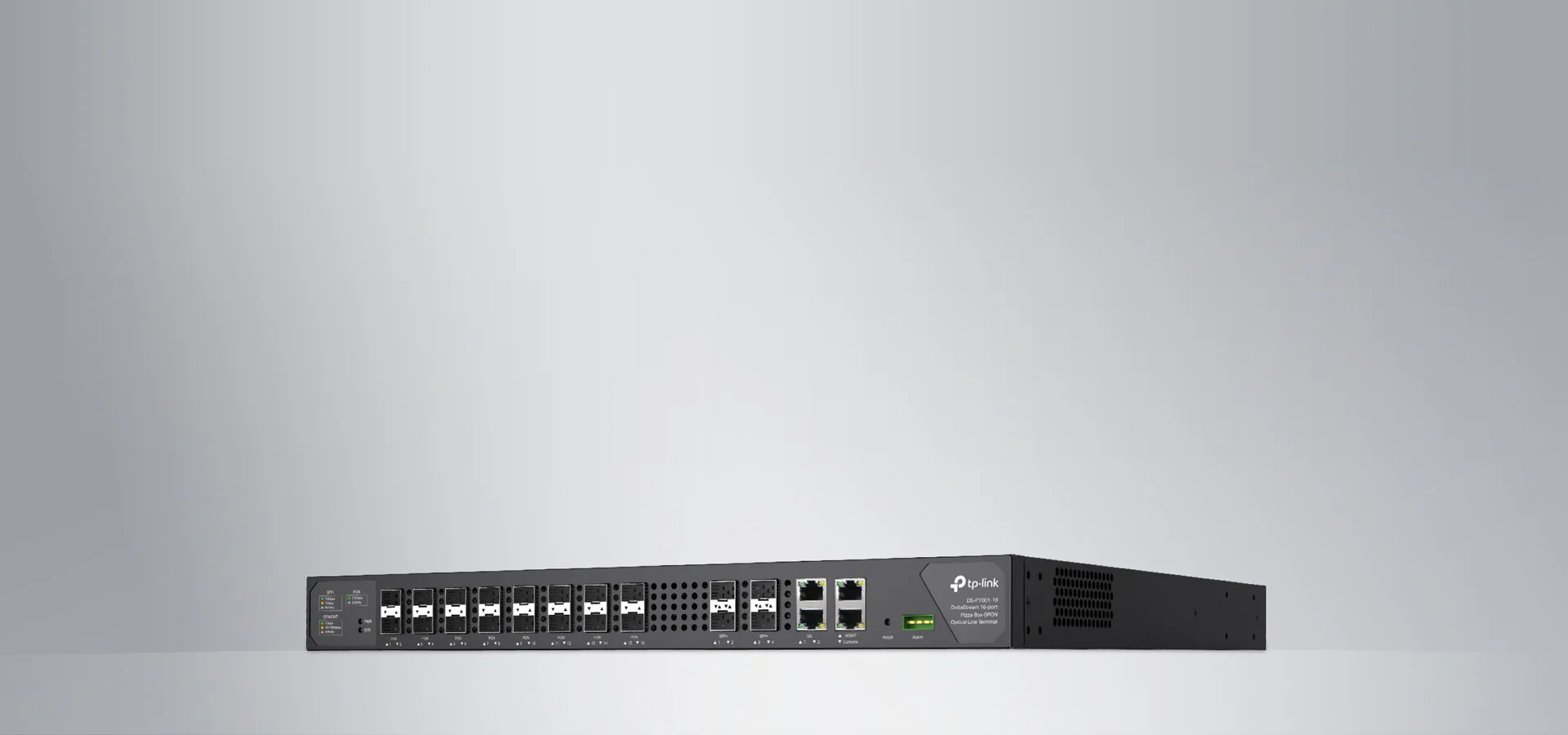 OLT GPON TP-Link DeltaStream DS-P7001-16 de 16 puertos, formato pizza-box