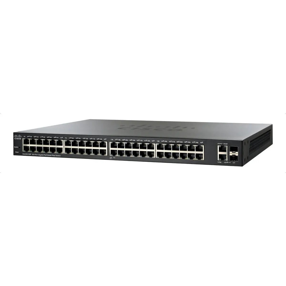 Switch Cisco Sg220-50p Gestionable 12.5gb/s Capacidad Conmutación Switch Cisco Sg220-50p Gestionable 12.5gb/s Capacidad Conmutación