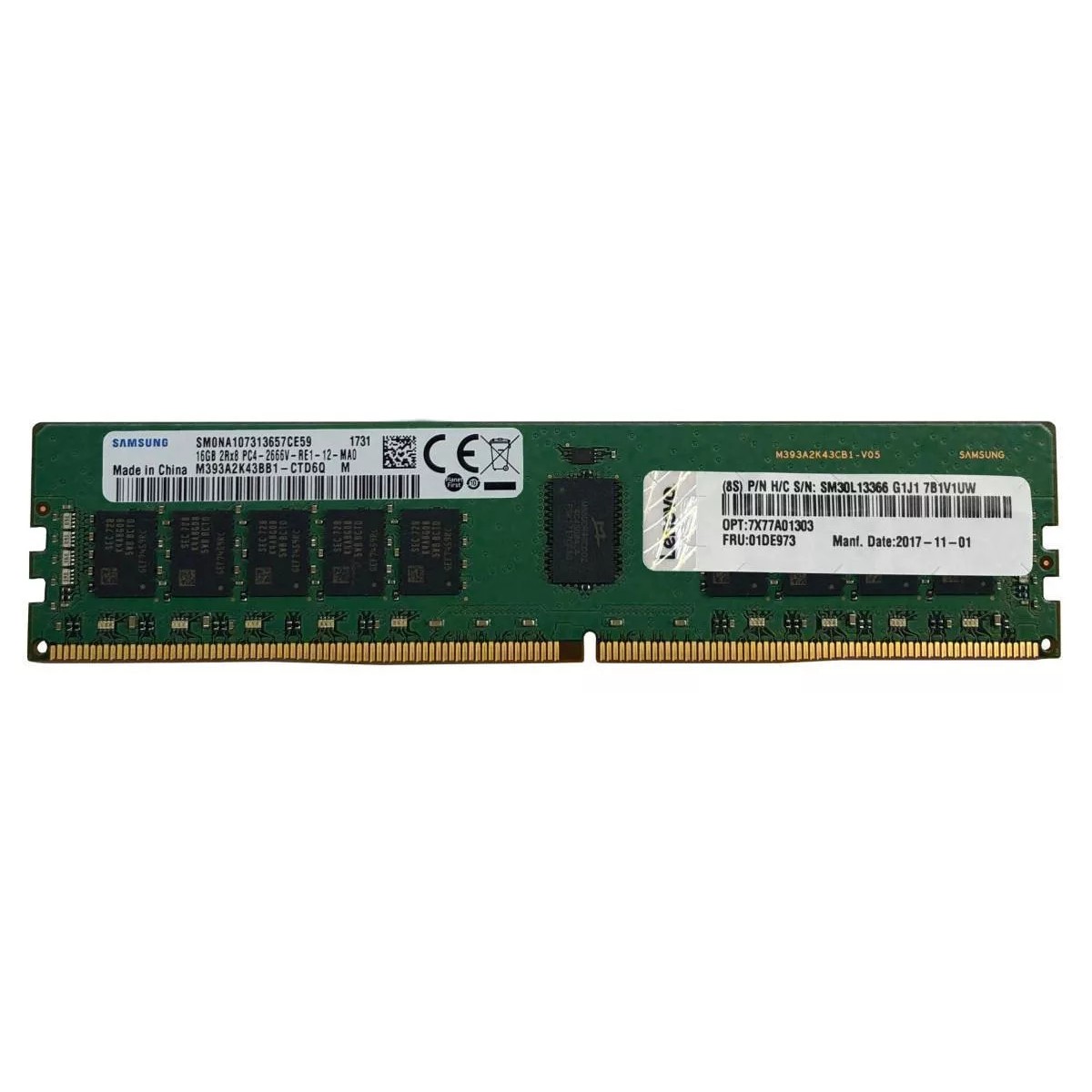 Memoria RAM Lenovo 32GB 5600MHZ Eccudimm ST50/250 SR250