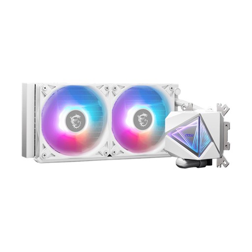 Cooler Líquido MSI MAG Coreliquid I240 2x 240mm Blanco Cooler Líquido MSI MAG Coreliquid I240 2x 240mm Blanco