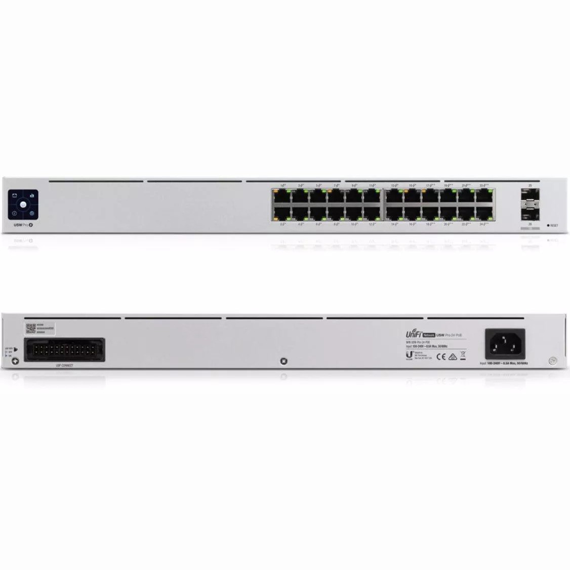 Switch Ubiquiti UniFi 48 PoE+ 195 W con 48 Puertos Gigabit y 4 SFP 1G Switch Ubiquiti UniFi 48 PoE+ 195 W con 48 Puertos Gigabit y 4 SFP 1G