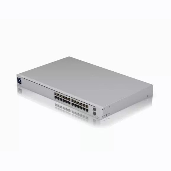 Switch Ubiquiti UniFi Pro 24 PoE 400 W con 24 Puertos GbE PoE+/PoE++ y 2 SFP+ 10G Switch Ubiquiti UniFi Pro 24 PoE 400 W con 24 Puertos GbE PoE+/PoE++ y 2 SFP+ 10G