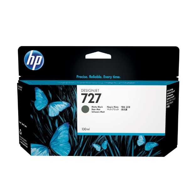Cartucho HP B3P22A 727-130ml Mate Negro DesignJet Tinta