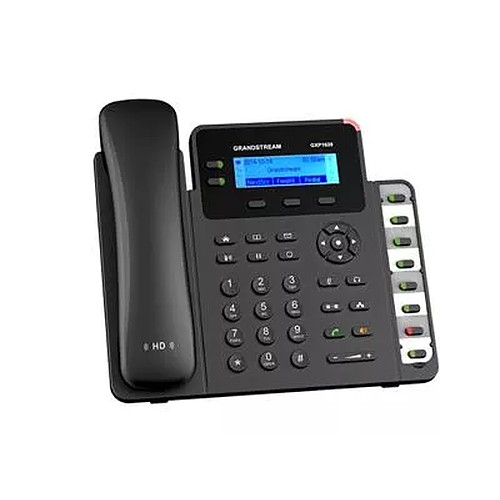 Teléfono IP Grandstream 2 Líneas PoE Gigabit con Fuente