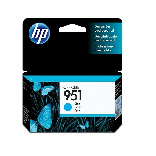 Cartucho HP CN050AL 951 Cian Officejet