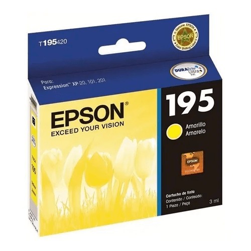 Cartucho Epson T195420 Amarillo (XP101/201)
