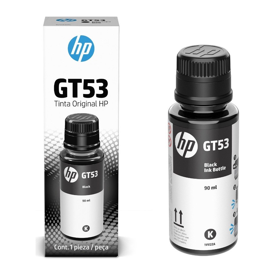 Botella de Tinta HP GT53 Negra