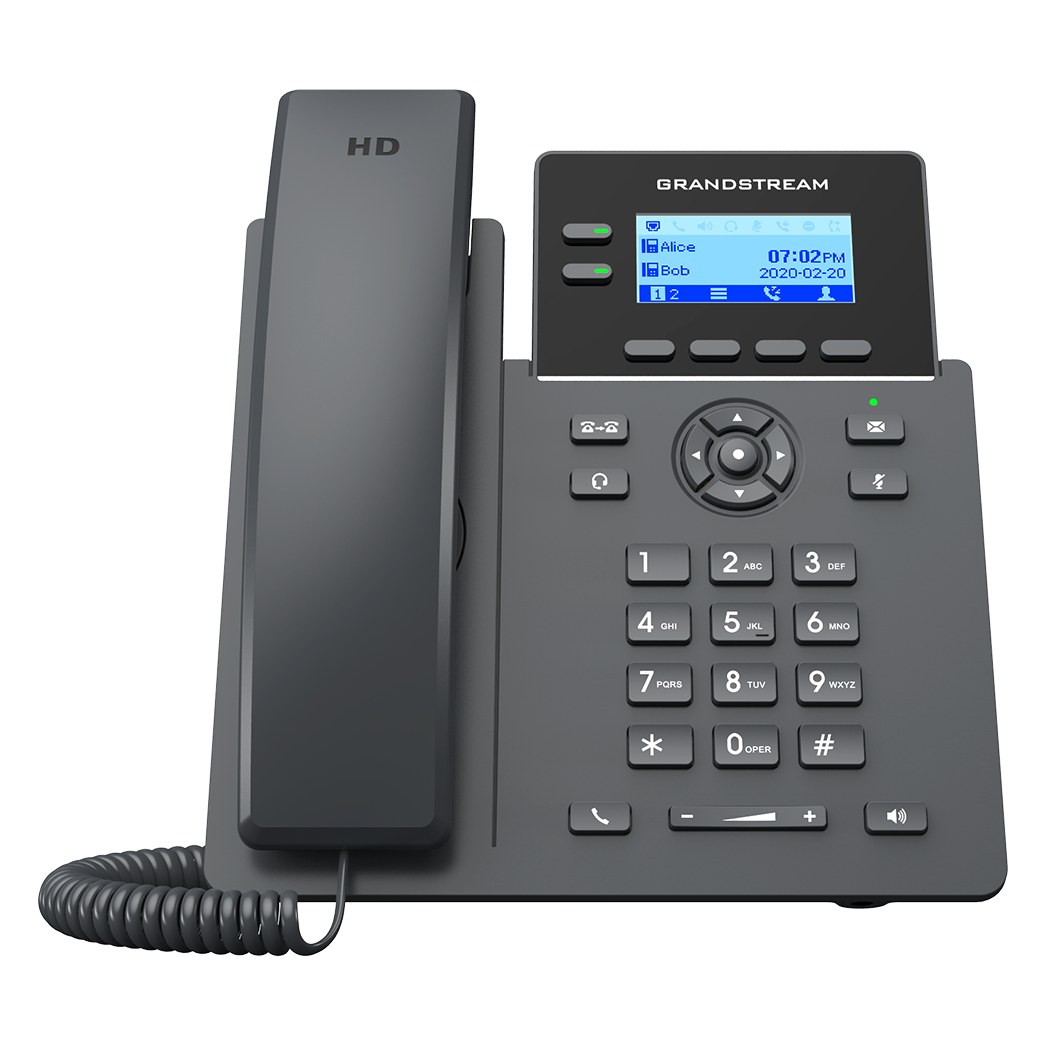 Teléfono IP Grandstream GRP2602P 2 líneas 4 SIP PoE (sin fuente)